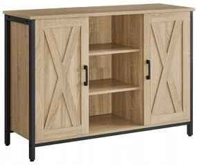 Comoda TAYLOR SONOMA cu rafturi deschise, 100x70cm