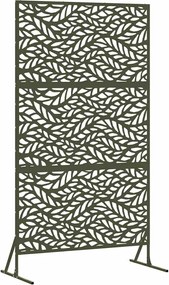 vidaXL Ecran de intimitate Oliv 100 x 50 x 180 cm Oțel