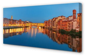 Tablouri canvas Italia podurile clădirilor de noapte