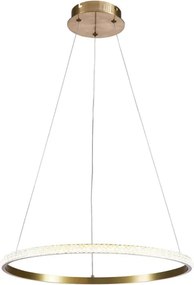 Lustră LED suspendată pe cablu DIANA LED/25W/230V 4000K Ø 50 cm auriu