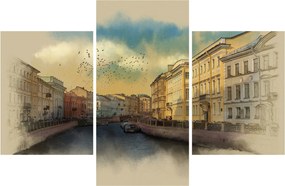 Tablou - Râul Moyka, Sankt Petersburg, Rusia (90x60 cm)