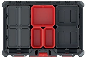 Organizator C, 54,3 cm, inaltime cu cutii, negru