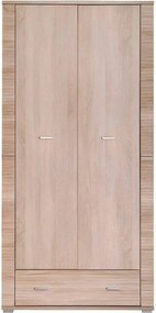 Dulap GRAND tip 3, stejar sonoma, PAL laminat, cu 2 usi si un sertar,