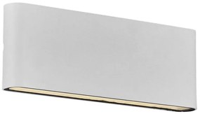 Aplica LED de perete pentru iluminat exterior modern, IP54 Kinver 26 alb 2118181001 NL