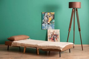Canapea Extensibilă cu 1 Loc Folde Single, Maro