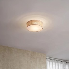 Plafonieră orientală din ratan 30cm - Trammy