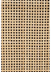 Dulap vinotecă din ratan negru 40x145 cm Guuji - White Label