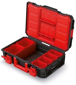 Cutie de scule A, 19,4 cm, organizator, negru