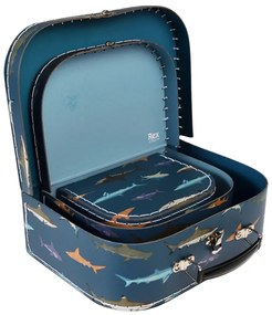 Valize pentru copii 3 buc. Sharks - Rex London