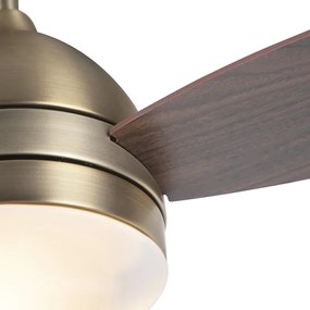 Ventilator de tavan bronz 96cm cu telecomandă - Rotar