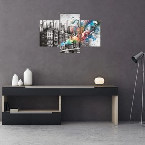 Tablou - Viața industrială (90x60 cm)