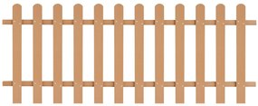 Gard din sipci, 200 x 80 cm, WPC 1, Maro, 80 cm
