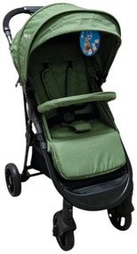Carucior nou nascuti 2 in 1 BABY CARE™ PRO YK78, Pozitie somn, Spatar reglabil in 7 trepte, Frana picior, Pliabil, Verde Kaki