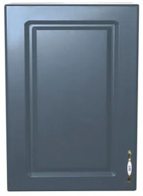 Corp superior 50 cu 1 usa Zebra MDF albastru drept
