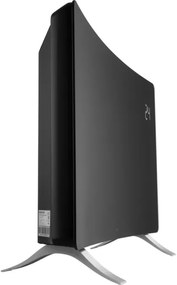 Sencor - Convector/încălzitor electric inteligent 1200/2400W, 230V, IP24, Wi‑Fi, negru