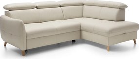 Colțar lemn masiv extensibil Hugo 231×81–96×171 cm - Stânga