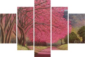 Tablou cu copaci înfloriți (150x105 cm)