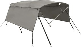 vidaXL Parasolar Bimini 4 arcuri pereți laterali 243x(230-244)x137 cm