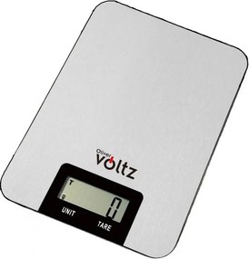 La mâna a doua: Cantar de bucatarie Oliver Voltz V51651I, 5 kg, TARA, 1 x CR2032, Display LCD, 53 x 20mm, Otel inoxidabil