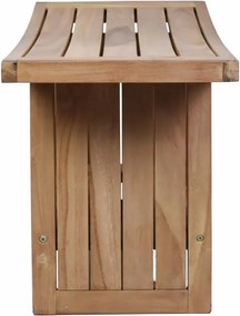 Taburet DIVERO, tec masiv tratat, 60 x 35 x 45 cm