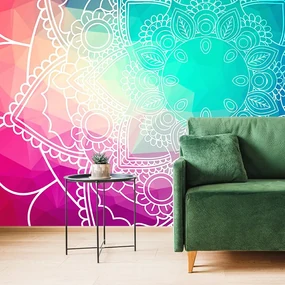 Tapet Mandala pastelată