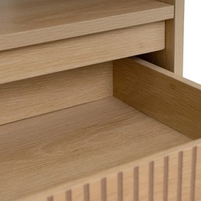 Bibliotecă în culoare naturală 80x120x40 cm Naroa – Casa Selección