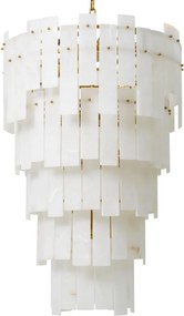 Candelabru design elegant LUX Greyson XL, Alabaster