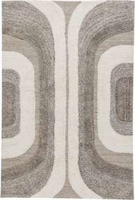 Covor gri/bej din amestesc de lână 170x240 cm Moro – WOOOD