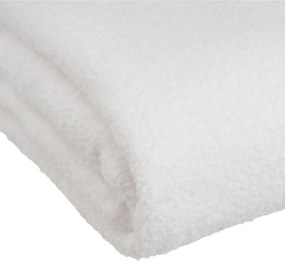 Pătură albă din sherpa 130x160 cm Sherpa Bouclé – Casa Selección