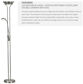Lampadar LED / Lampa de podea moderna Floor Lamp EU5430SS SRT