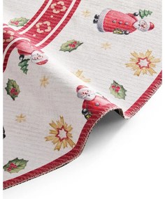 Covor roșu rotund ø 160 cm cu model de Crăciun Toy's Delight Santa Claus – Villeroy&amp;Boch