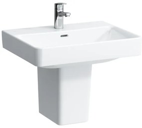 LAUFEN H8109630001041 - Lavoar PRO 60x46,5 cm, ceramică, alb, pentru montaj pe blat/suspendat
