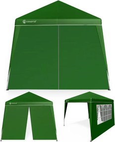 Pavilion / Cort de petrecere CAPRI PLUS cu 2 pereți laterali, 3×3 m, verde Casaria