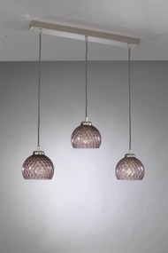 Lustra moderna cu 3 pendule design italian 10006 Amethyst