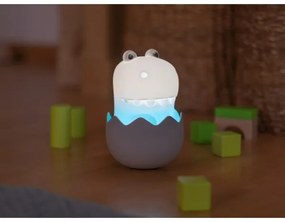 Lampă LED RGB tactilă reîncărcabilă dimabilă pentru copii MegaLight DIGGY DINO LED/5V
