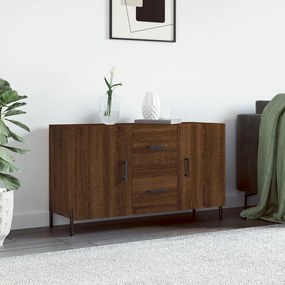 828187 vidaXL Servantă, stejar maro, 100x36x60 cm, lemn compozit