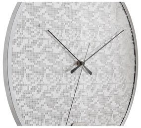 Karlsson 6005SI ceas de perete design argintiu,diametru 40 cm