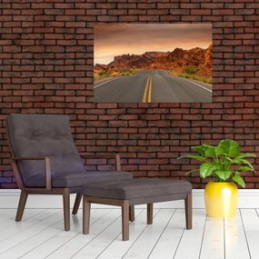 Tablou cu drum și piere (90x60 cm)