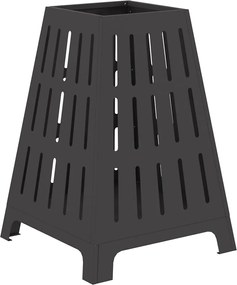 vidaXL Cuptor de foc Negru 50 x 50 x 70 cm Oțel