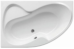 Cadă de colț ROSA 160 x 105 cm, acrilic, alb — Ravak CM21000000