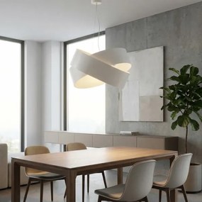 Lustră pe cablu VIENO 2xE27/15W/230V alb