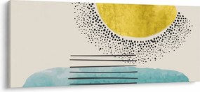 Tablou - pictură abstractă de plajă N⁰2 (120x50 cm)