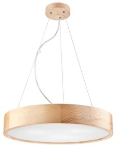 Lustr NATURAL 3xE27/60W/230V, 47 cm, lemn de pin