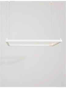 Lustra suspendata LED dimabila design modern ETERNA alb NVL-9990733