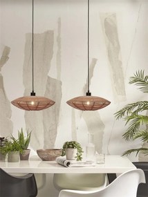 Lustra/Pendul eco din ratan Tanami disc S, nat