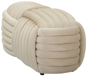 Mauro Ferrettibancă Softy Crem, Dimensiuni: 90X45X45 cm. | Aosom Romania