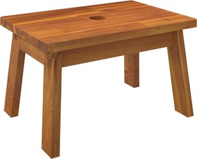 vidaXL Taburet cu 1 treaptă, 38x26x22 cm, lemn masiv de acacia