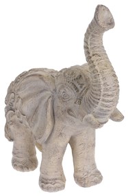 Statueta elefant crem antichizat 43x22x51 cm