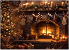 Tablou - Atmosfera de Crăciun (70x50 cm)