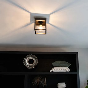 Plafonieră inteligentă industrială neagră cu WiFi A60 - Cage